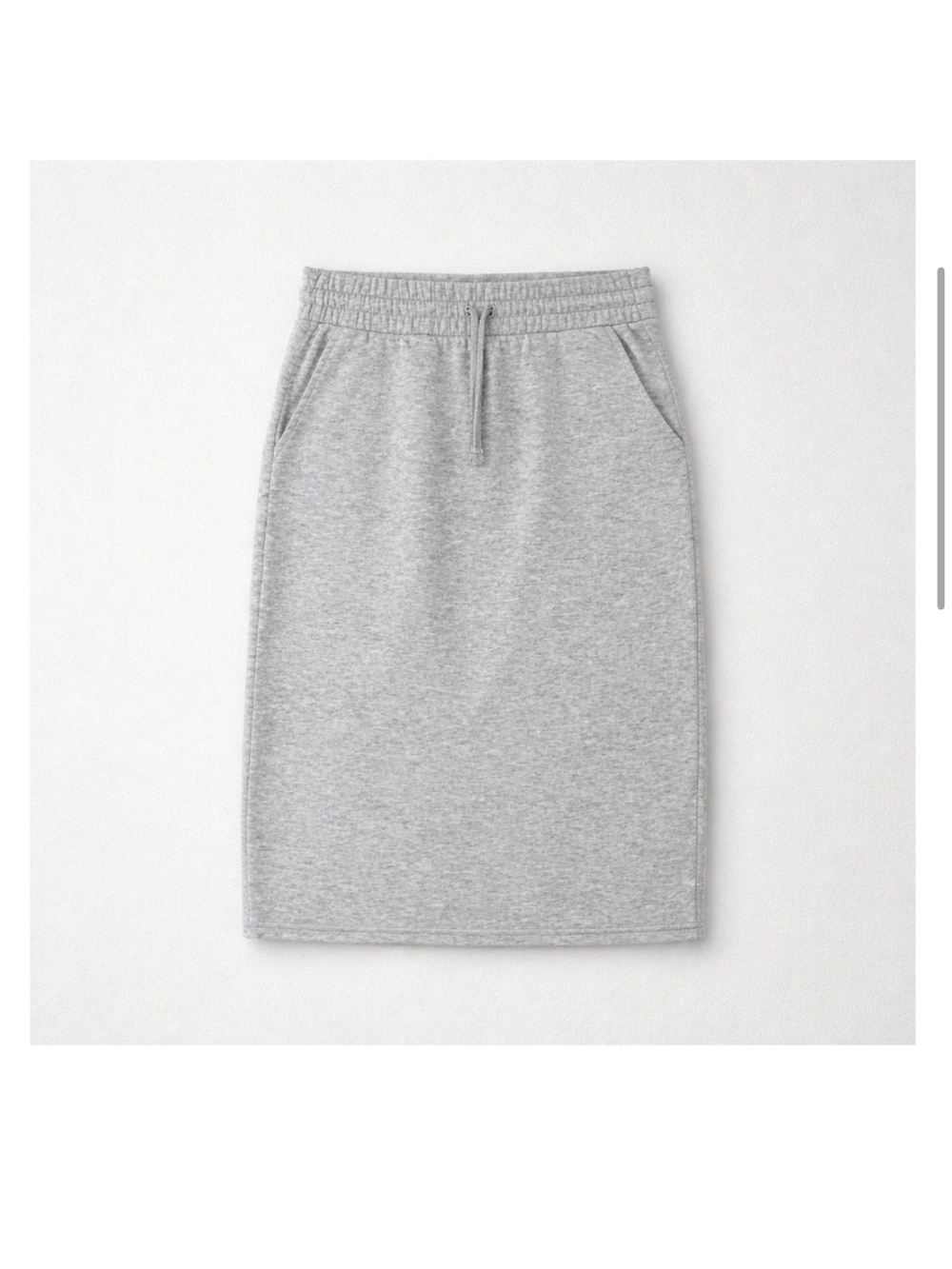 Aritzia TNA Cariboo skirt in heathered grey